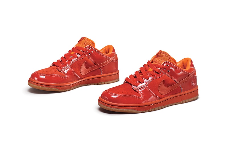 cult canvas sneaker sale Sothebys nike dunk high low Jeff staples rare sneakers how much