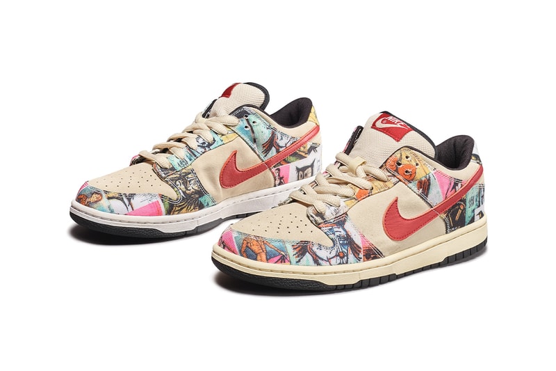cult canvas sneaker sale Sothebys nike dunk high low Jeff staples rare sneakers how much