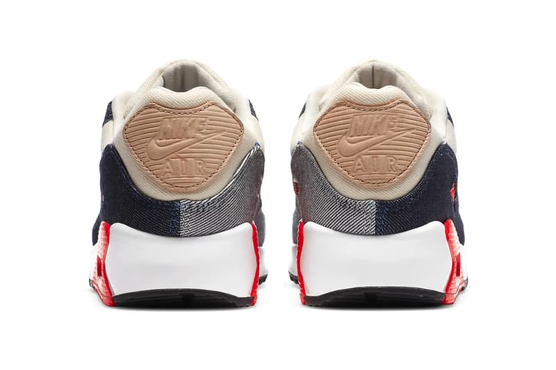 Denham Nike Air Max 95 Air Max 90 DD9519-001 CU1646-400 Release footwear sneakers denim kicks shoes