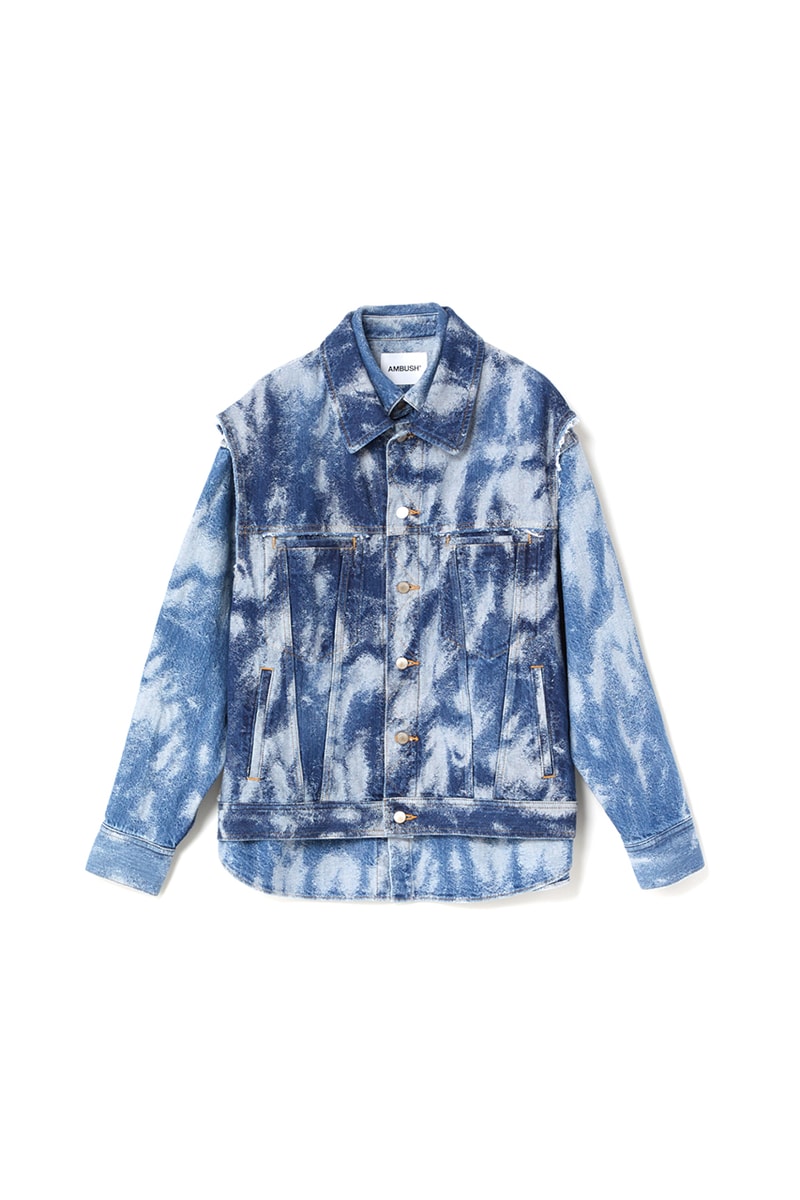 DENIM by AMBUSH Japanese Craftsmanship Essentials Staples Yoon Ahn WOKRSHOP Tokyo Japan Jacket Jeans Black Blue Skinny Wide Leg Flair Straight Shirts Distressed Bleached Raw