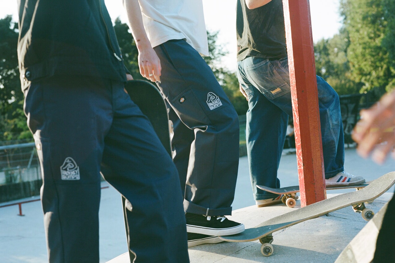 hackney bumps community group dickies life details skatepark london workwear trousers pants jacket release information