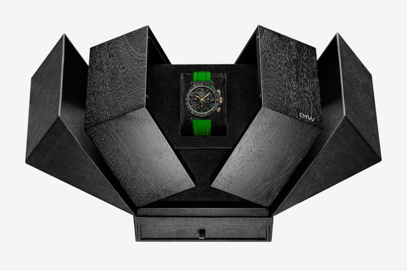 DiW Carbon-Lime Daytona Watch Info carbon fiber Designa Individual Watches Rolex Daytona watches swiss watches Gold Luxury 