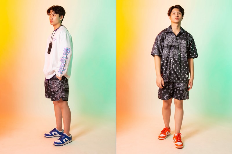 Dominate Jakarta Fall/Winter 2020 Collection lookbook jackets t-shirts long sleeves hawiian shirts boonie hat caps paisley bandana military 