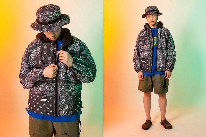 Dominate Jakarta Fall/Winter 2020 Collection lookbook jackets t-shirts long sleeves hawiian shirts boonie hat caps paisley bandana military 