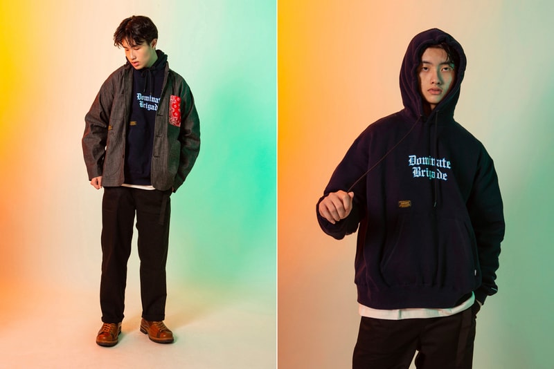 Dominate Jakarta Fall/Winter 2020 Collection lookbook jackets t-shirts long sleeves hawiian shirts boonie hat caps paisley bandana military 