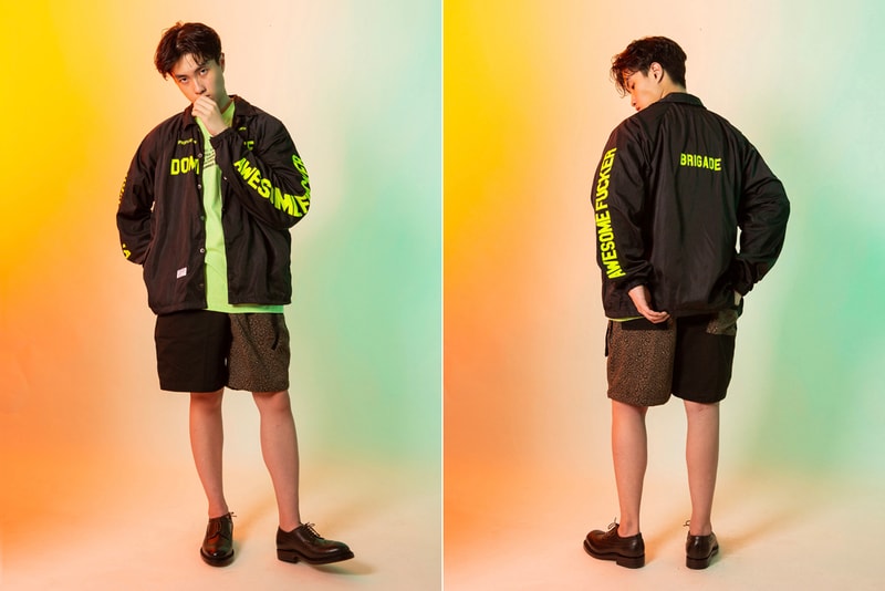 Dominate Jakarta Fall/Winter 2020 Collection lookbook jackets t-shirts long sleeves hawiian shirts boonie hat caps paisley bandana military 