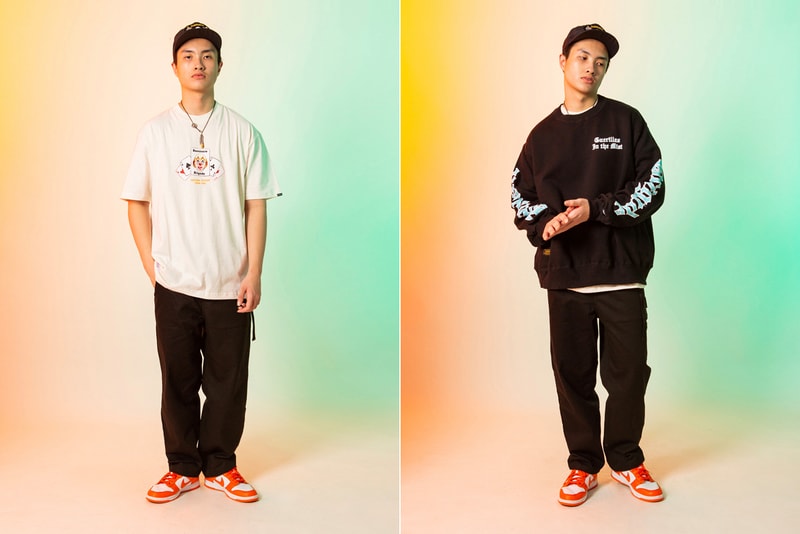 Dominate Jakarta Fall/Winter 2020 Collection lookbook jackets t-shirts long sleeves hawiian shirts boonie hat caps paisley bandana military 