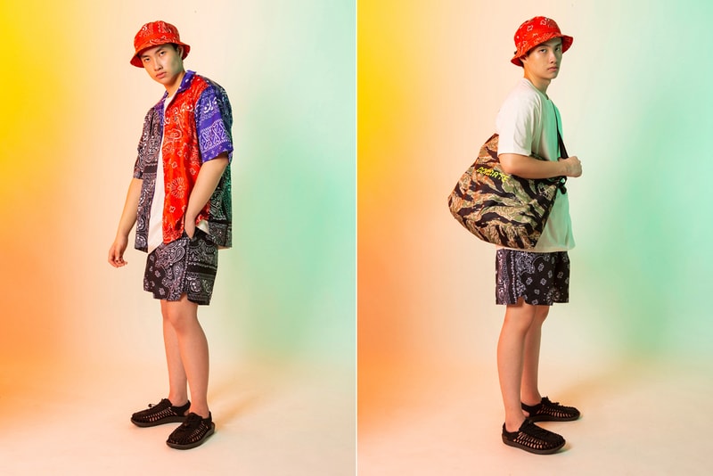 Dominate Jakarta Fall/Winter 2020 Collection lookbook jackets t-shirts long sleeves hawiian shirts boonie hat caps paisley bandana military 