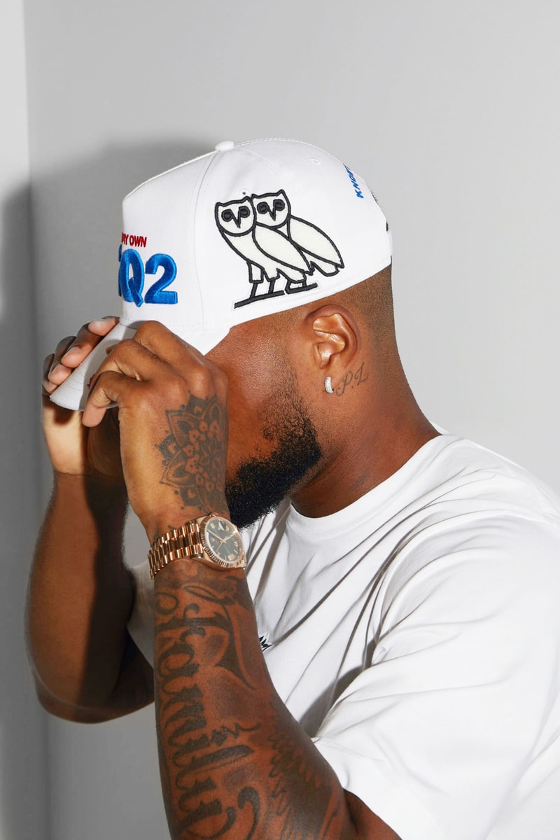 Dsquared2 OVO Octobers Very Own second collaboration apparel accessories owl blue white red black