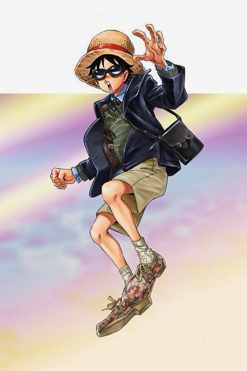 CITY BOY - หมวกฟางลูฟี่ Gucci One Piece Eiichiro Oda with Gucci