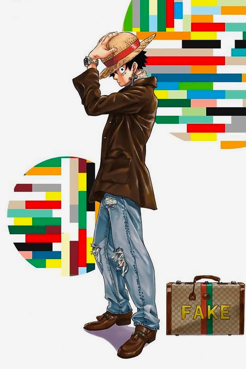 One piece x Gucci collection retro edit : r/OnePiece