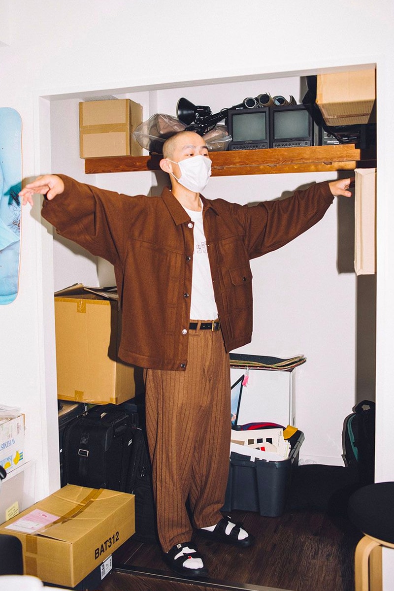 Evisen Skateboards Fall Winter 2020 Lookbook menswear streetwear fw20 collection jackets shirts pants trousers skateboarding t shirts graphics long sleeves sweaters