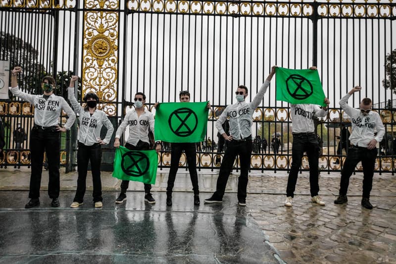 extinction rebellion fashion act now stella mccartney marc jacobs virgil abloh sustainabiltiy alessandro michele anthony vaccarello details video open letter