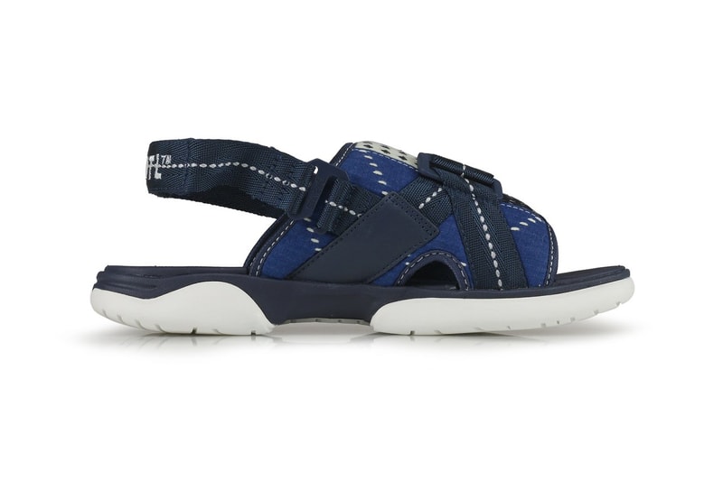 FDMTL x Gravis Cardiff Patchwork Sandal Release Information First Closer Look Footwear Slide Japanese Denim Skate Label Skateboarding Hanon Shop Drop