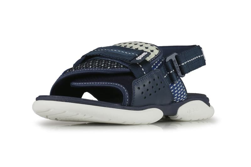 FDMTL x Gravis Cardiff Patchwork Sandal Release Information First Closer Look Footwear Slide Japanese Denim Skate Label Skateboarding Hanon Shop Drop