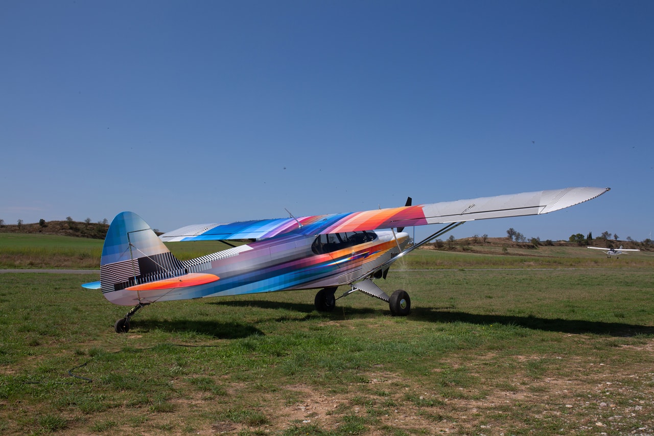 felipe pantone carbon cub airplane design artwork abstract 