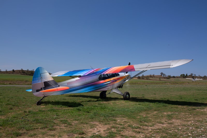 felipe pantone carbon cub airplane design artwork abstract 
