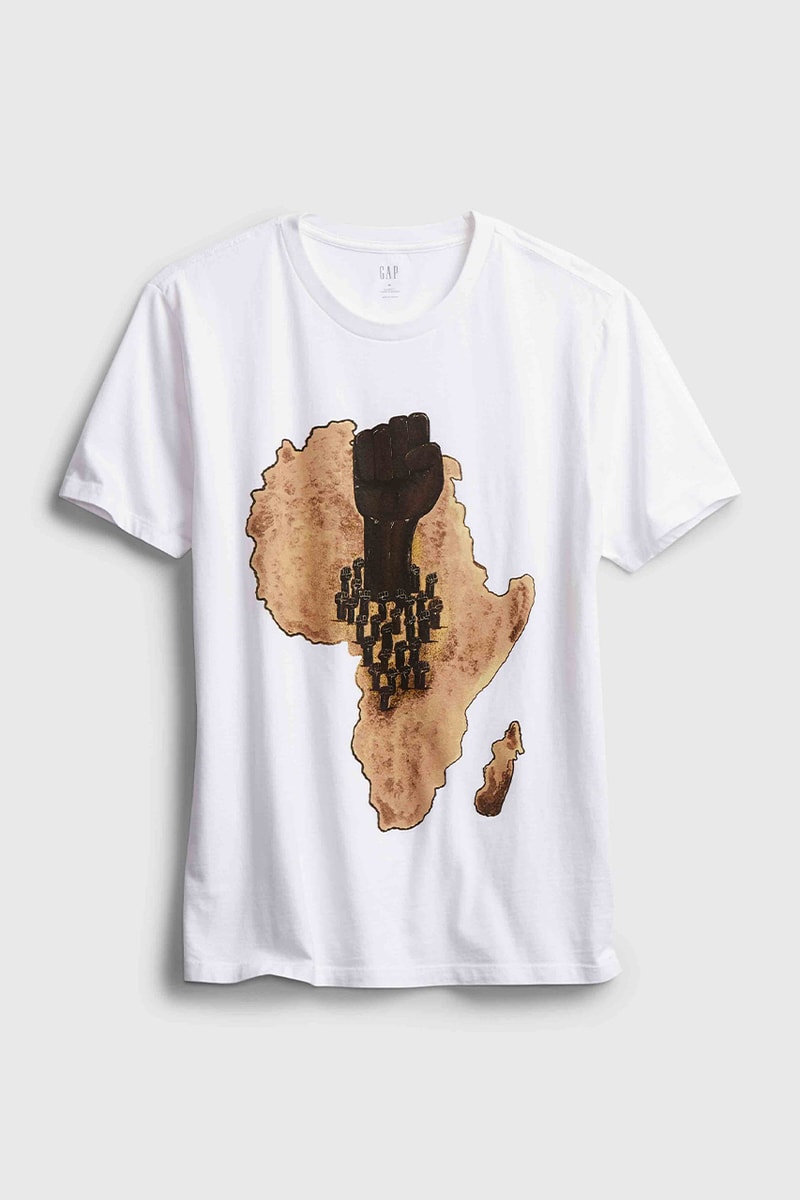 gap blm black lives matter black history month release t-shirt information