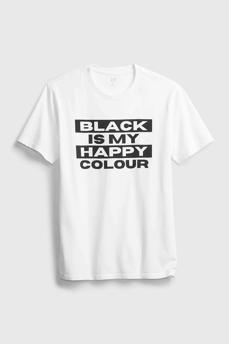 gap blm black lives matter black history month release t-shirt information