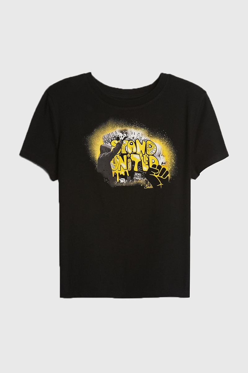 gap blm black lives matter black history month release t-shirt information
