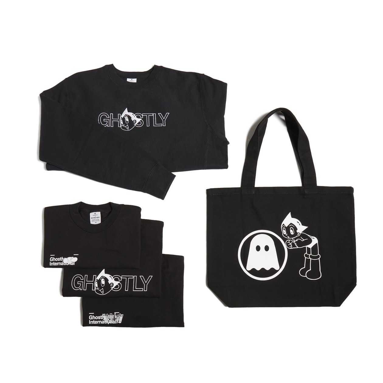 'Astro Boy' x Ghostly International Collaboration osamu tezuka collection eric hu nike sportswear ssense tee shirt tote bag release date buy