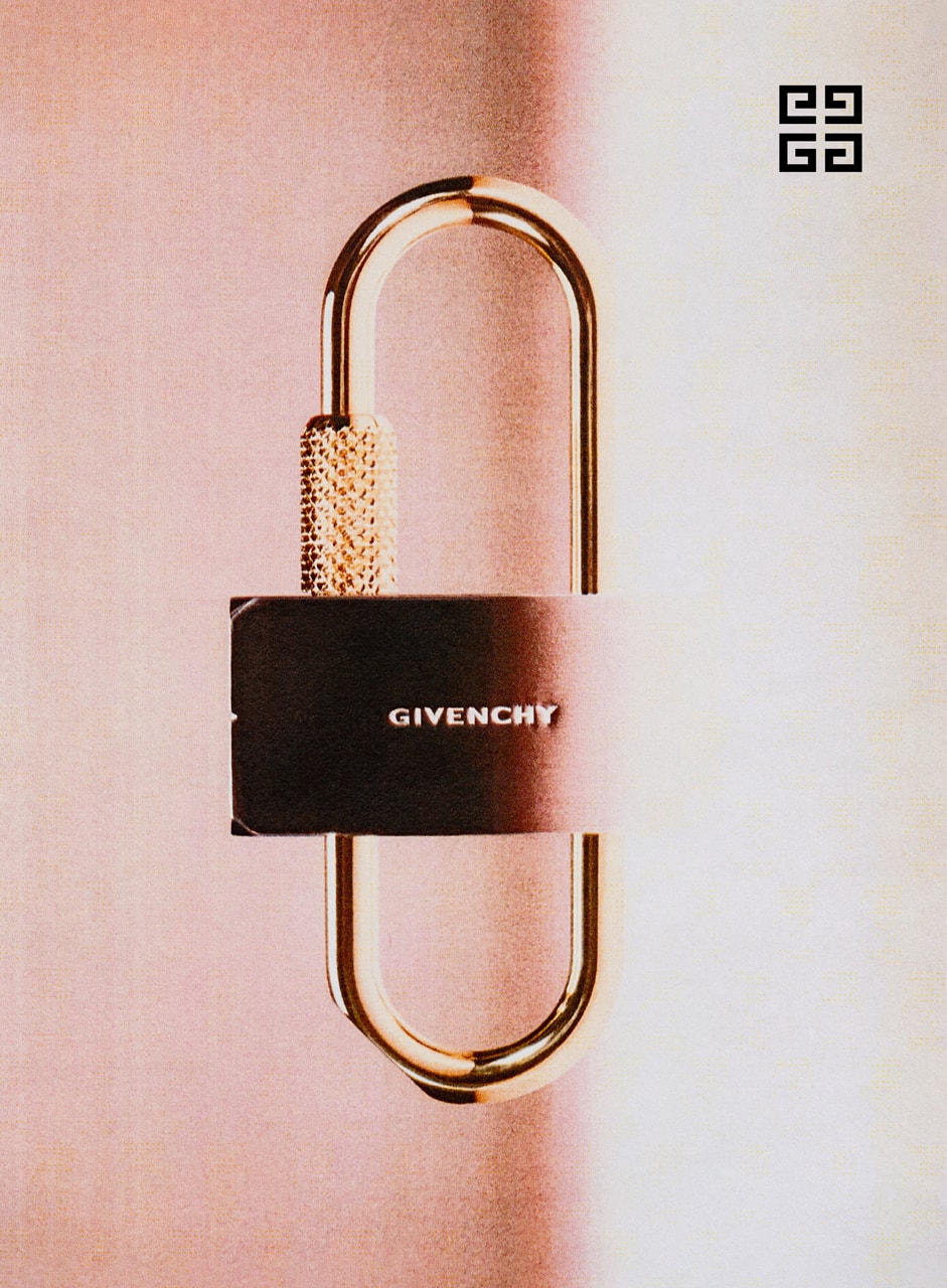 Matthew M. Williams' Debut Givenchy Campaign FW20 fall winter 2020 collection jewelry padlocks love locks chainlinks chain link logo 4g accessory menswear womenswear