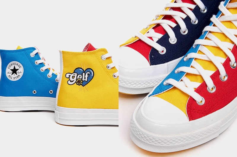 golf wang tyler the creater converse chuck 70 hi high red yellow blue navy white smiley face official release date info photos price store list buying guide