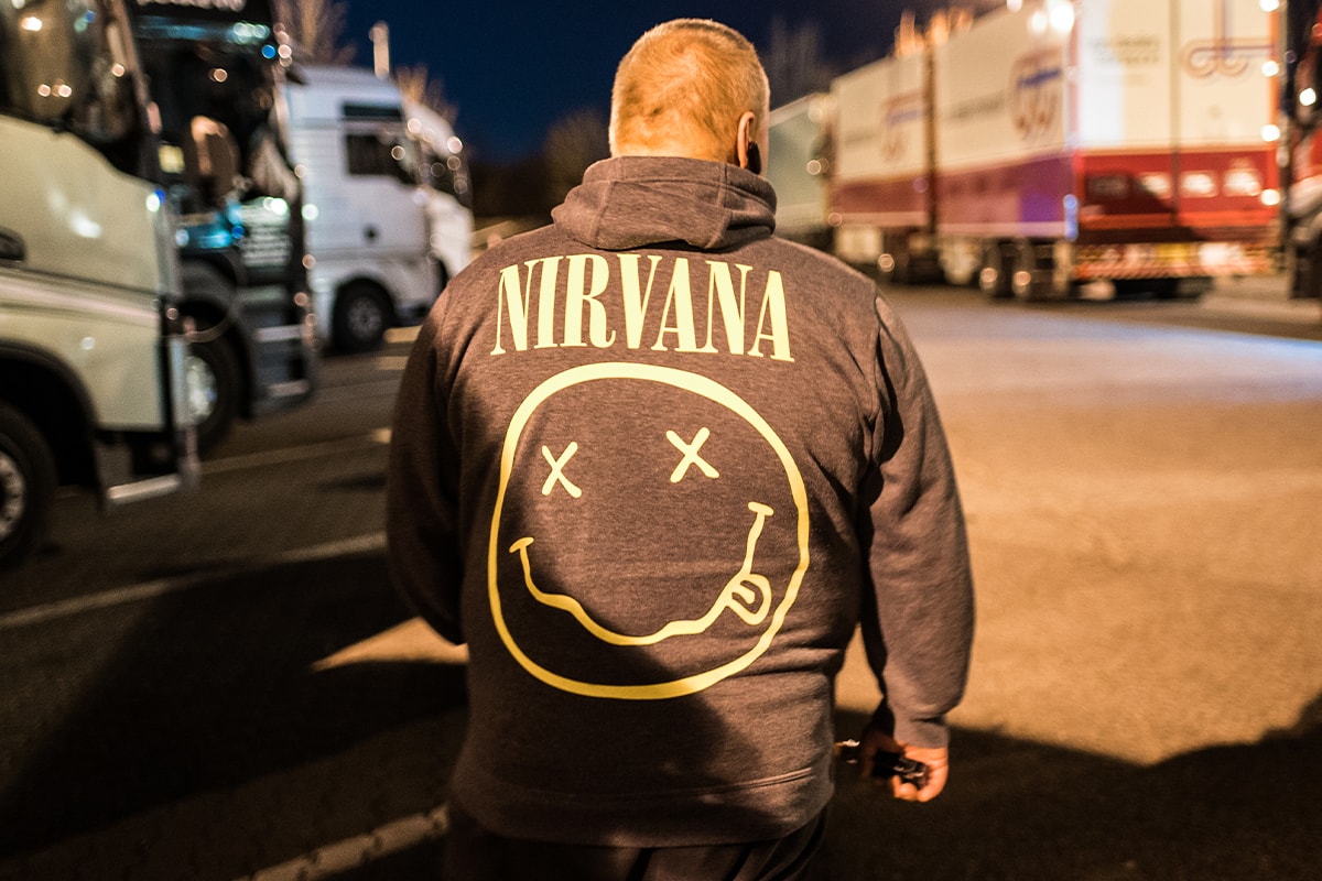 Graphic Artist Claims Ownership Nirvana Smiley logo marc jacobs lawsuit robert fisher geffen records kurt cobain