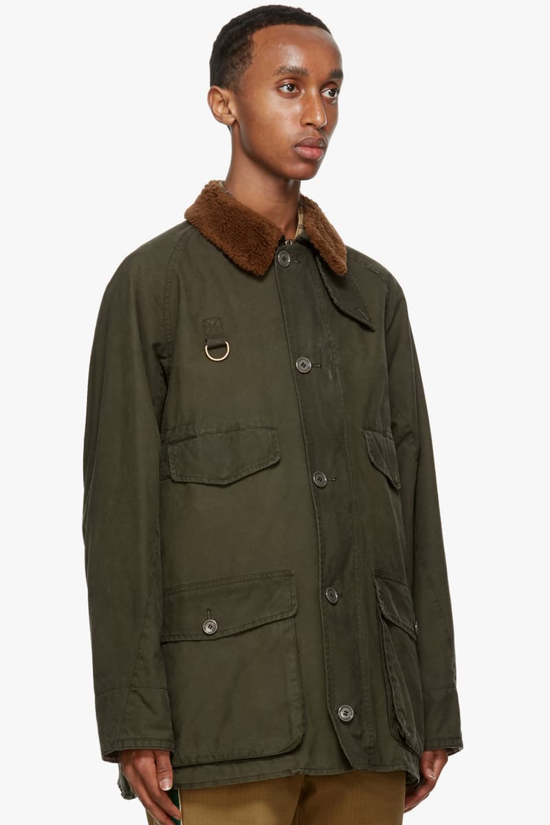 gucci shrub cotton jacket fw20 ssense release information fall winter 2020