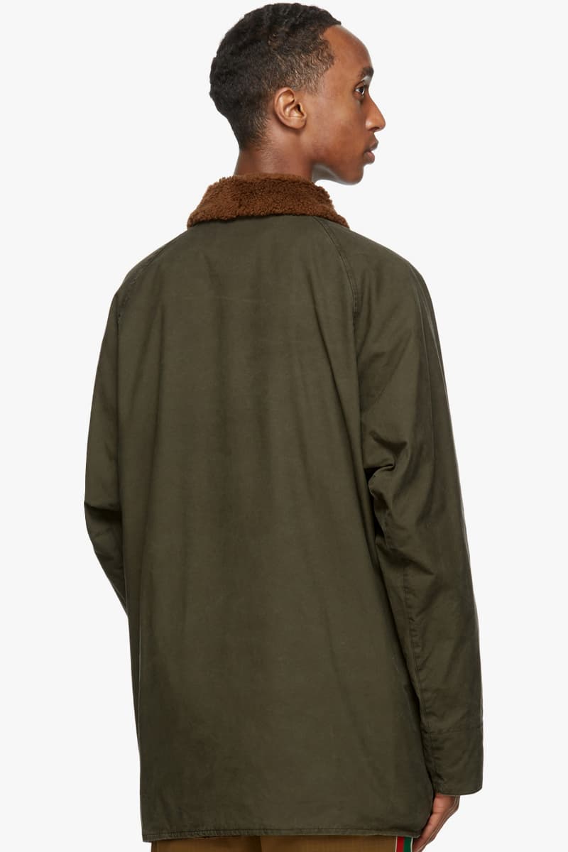 gucci shrub cotton jacket fw20 ssense release information fall winter 2020