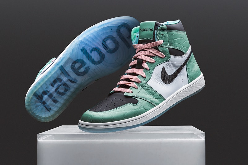 Halebop Unveils Exclusive Sneaker Collaboration With theheyyman Streetwear Air Jordan 1 Samsung Galaxy Fold Sweden