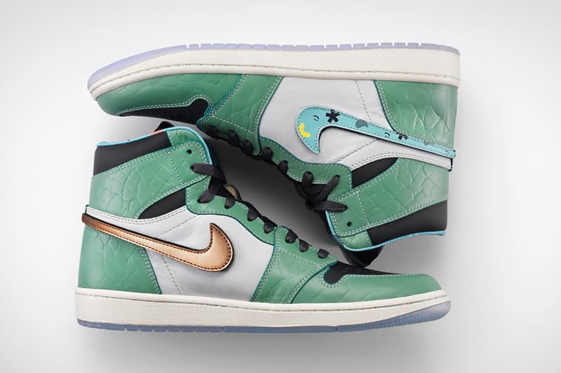 Halebop Unveils Exclusive Sneaker Collaboration With theheyyman Streetwear Air Jordan 1 Samsung Galaxy Fold Sweden