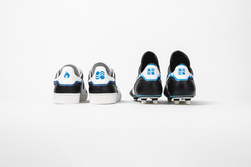 hanon pantofola d'oro modena release information football black leather classic white side stripe blue details buy cop purchase limited edtion