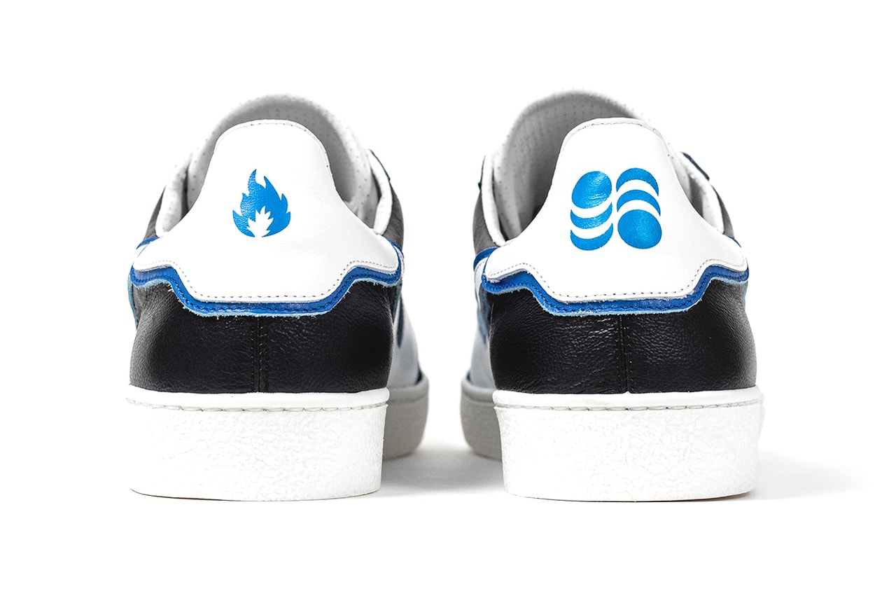hanon pantofola d'oro modena release information football black leather classic white side stripe blue details buy cop purchase limited edtion