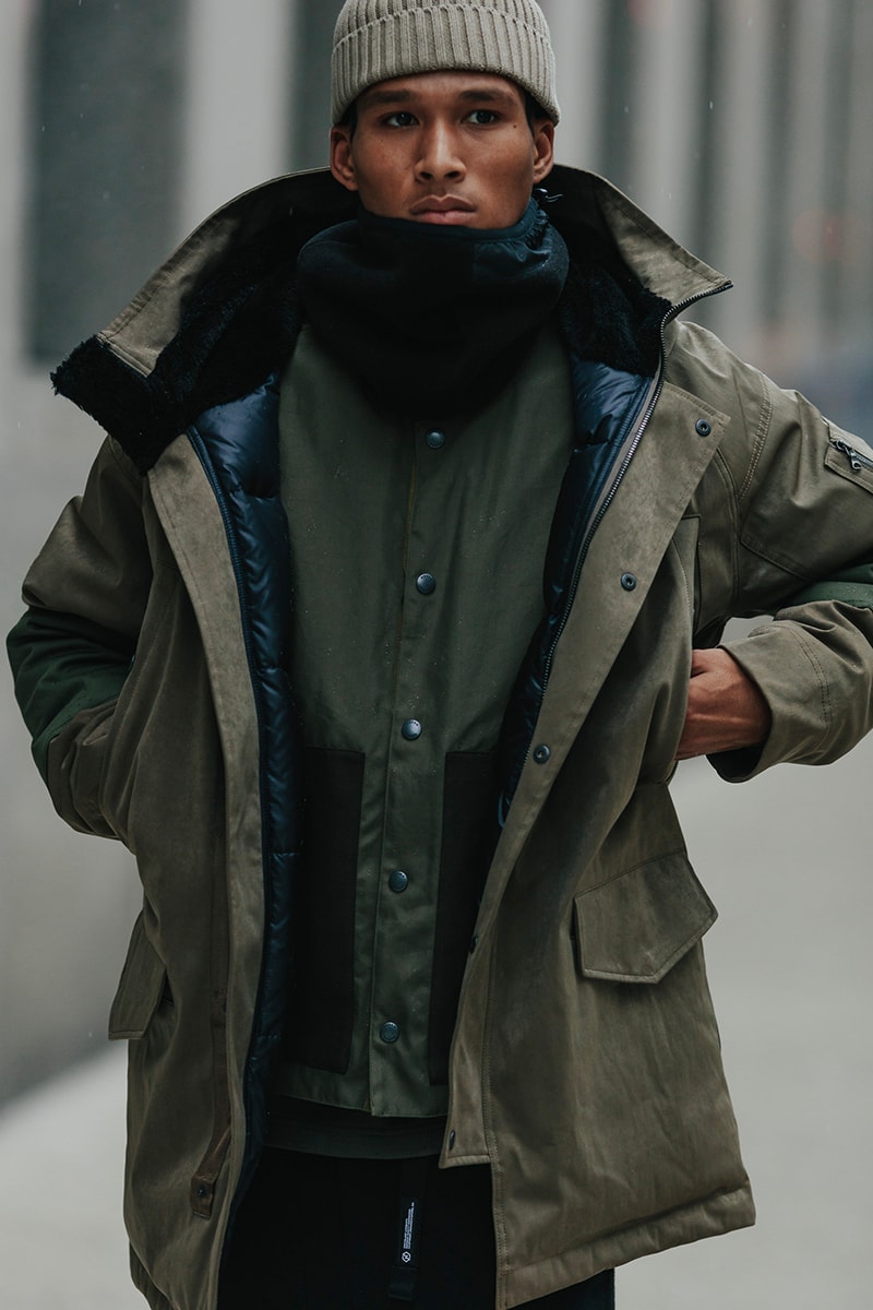 HAVEN Fall 2020 Editorial menswear streetwear winter garments jackets bomber parka shirts hoodies pants trousers