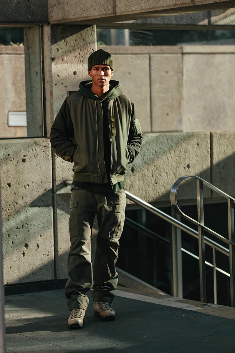 HAVEN Fall 2020 Editorial menswear streetwear winter garments jackets bomber parka shirts hoodies pants trousers