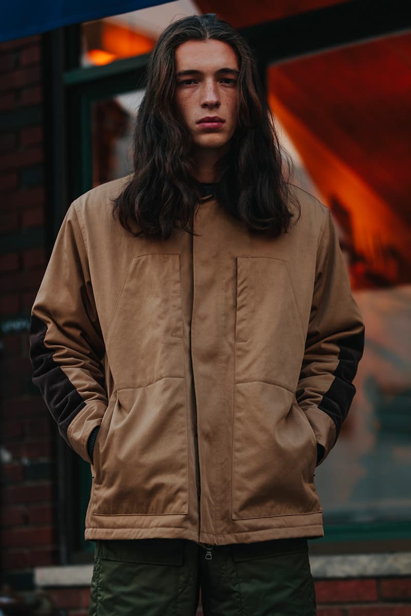 HAVEN Fall 2020 Editorial menswear streetwear winter garments jackets bomber parka shirts hoodies pants trousers