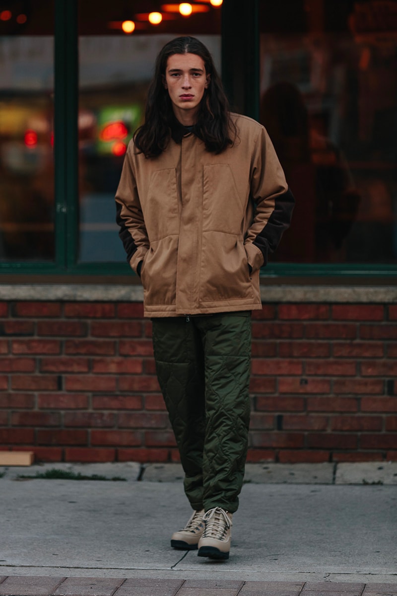 HAVEN Fall 2020 Editorial menswear streetwear winter garments jackets bomber parka shirts hoodies pants trousers