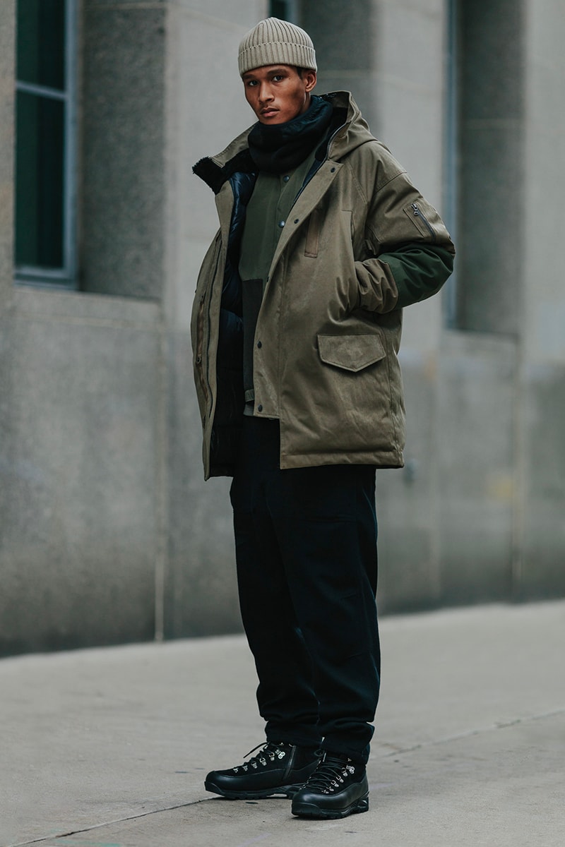 HAVEN Fall 2020 Editorial menswear streetwear winter garments jackets bomber parka shirts hoodies pants trousers