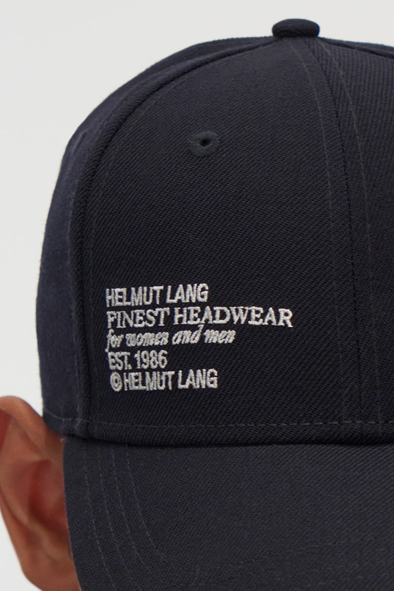 Helmut Lang New Era 9FORTY Low 59FIFTY Caps Release Info 100th anniversary 