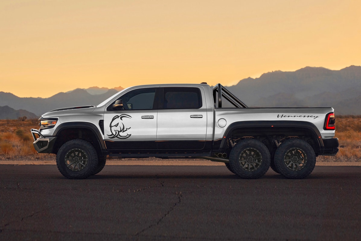 MAMMOTH Hennessey Unveils Outrageous Ram 1500 TRX 6X6 "Mammoth" Hellephant crate engine power FCA HPE Trucks off-road trucks 