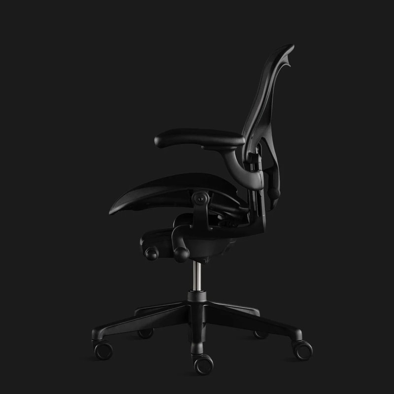 Herman Miller Aeron Chair Matte Gamer Edition black color version design esports gaming