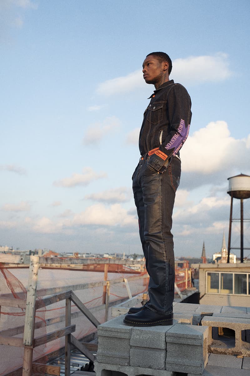 Heron Preston x Levi's "MISTAKES ARE OK" Collaboration interview spring summer 2020 ss20 501 jean release date info buy trucker type 2 jacket