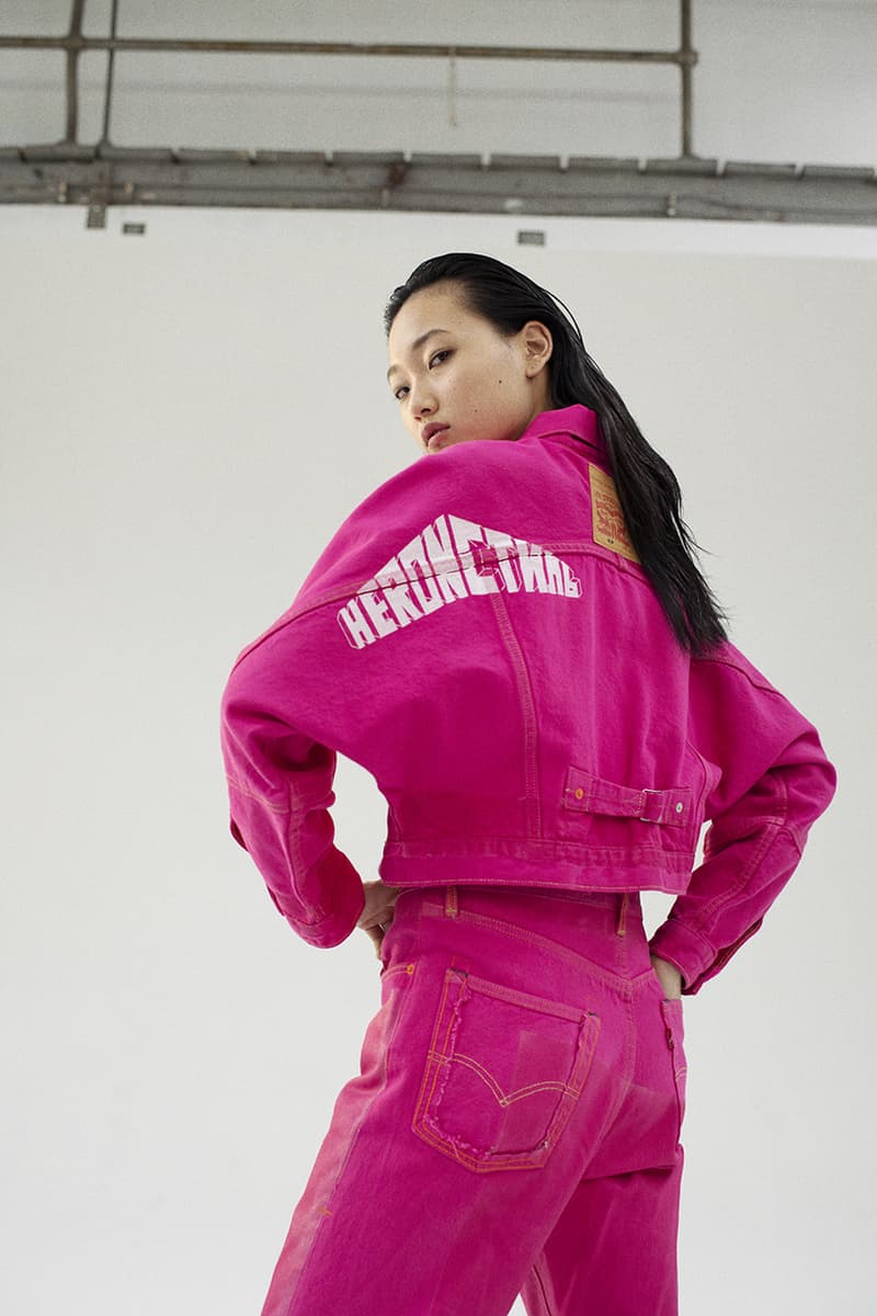 Heron Preston x Levi's "MISTAKES ARE OK" Collaboration interview spring summer 2020 ss20 501 jean release date info buy trucker type 2 jacket