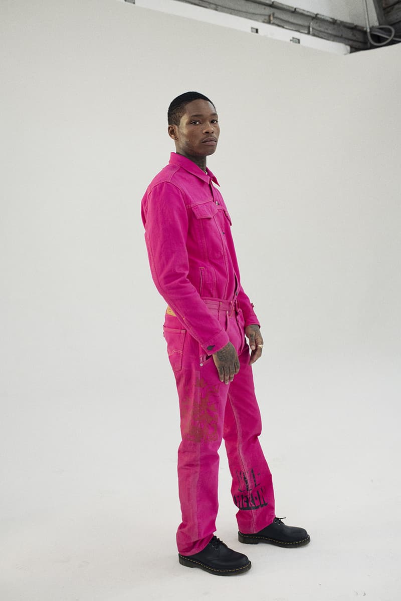 Heron Preston x Levi's "MISTAKES ARE OK" Collaboration interview spring summer 2020 ss20 501 jean release date info buy trucker type 2 jacket