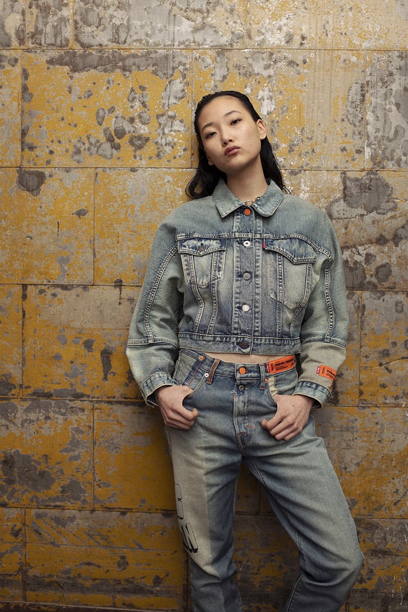 Heron Preston x Levi's "MISTAKES ARE OK" Collaboration interview spring summer 2020 ss20 501 jean release date info buy trucker type 2 jacket