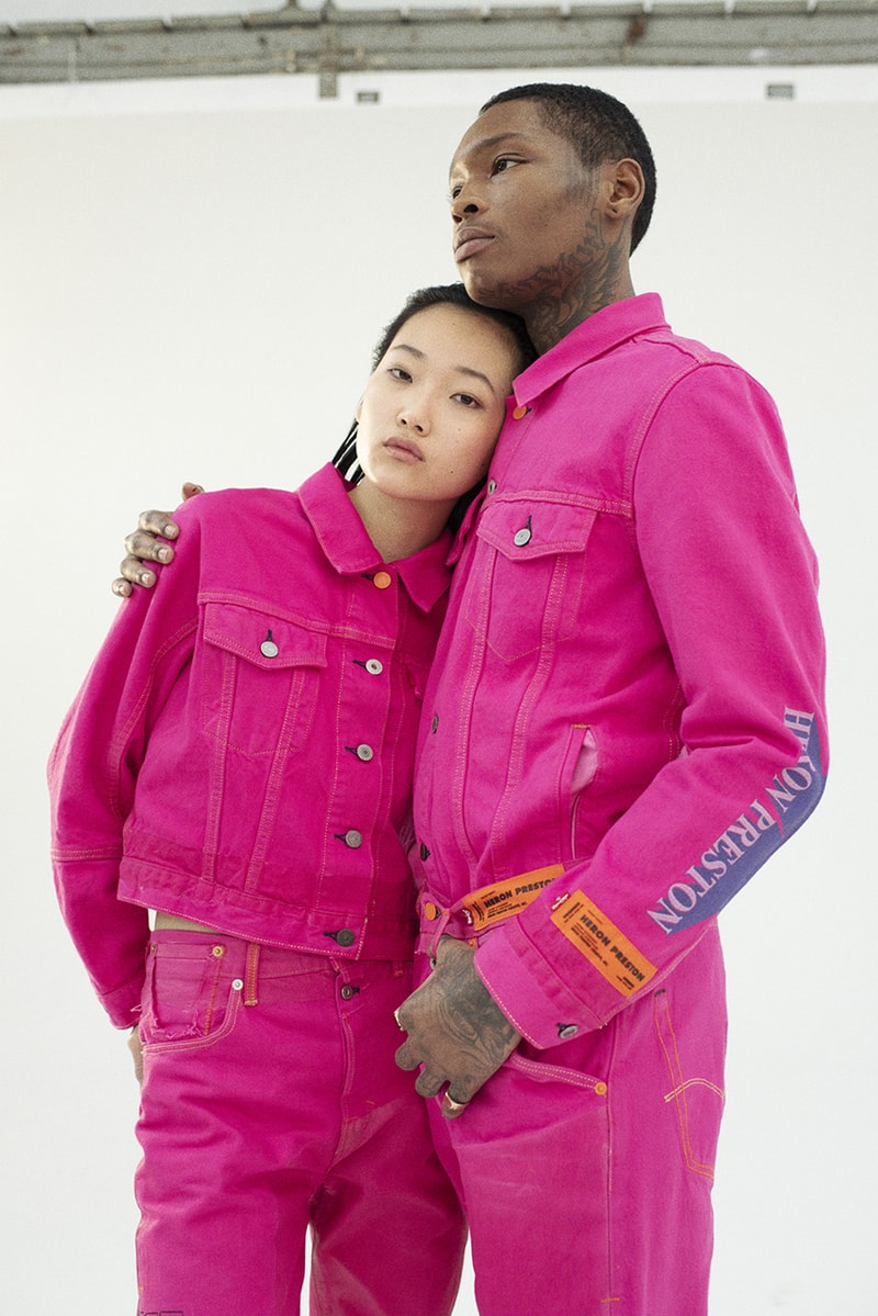 Heron Preston x Levi's "MISTAKES ARE OK" Collaboration interview spring summer 2020 ss20 501 jean release date info buy trucker type 2 jacket