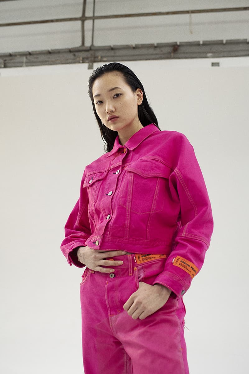 Heron Preston x Levi's "MISTAKES ARE OK" Collaboration interview spring summer 2020 ss20 501 jean release date info buy trucker type 2 jacket