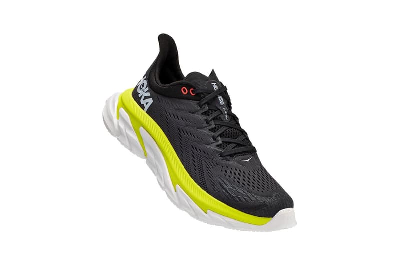 Hoka one one evening primrose black yellow running trainers anthracite where to cop best running trainers with cushioning 