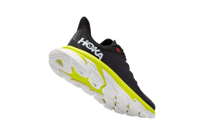 Hoka one one evening primrose black yellow running trainers anthracite where to cop best running trainers with cushioning 